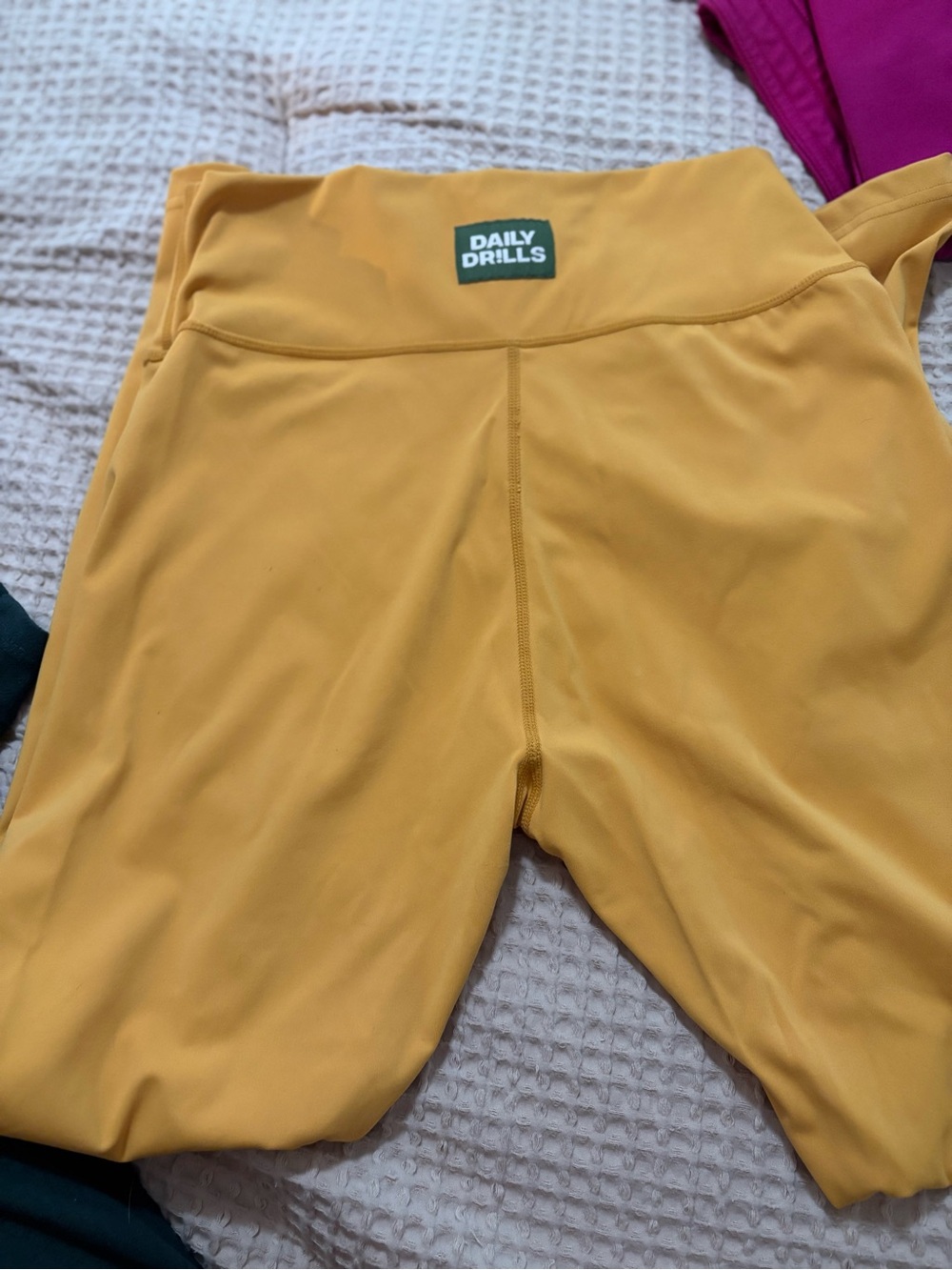Daily Drills Mustard Leggings for Women